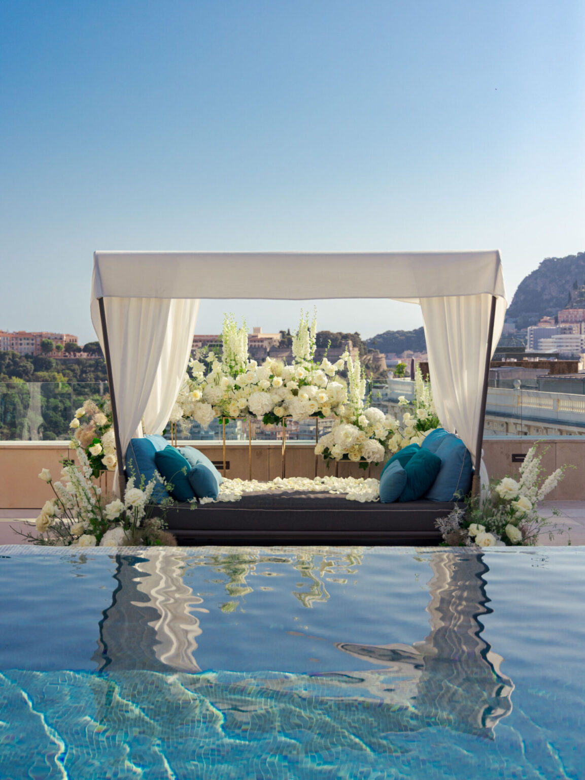 scénographie demande en mariage à monaco