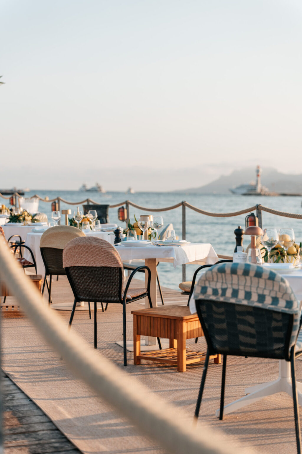 restaurant plage côte d'Azur