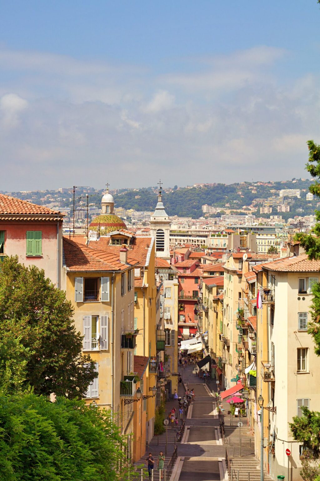 vue aérienne de nice