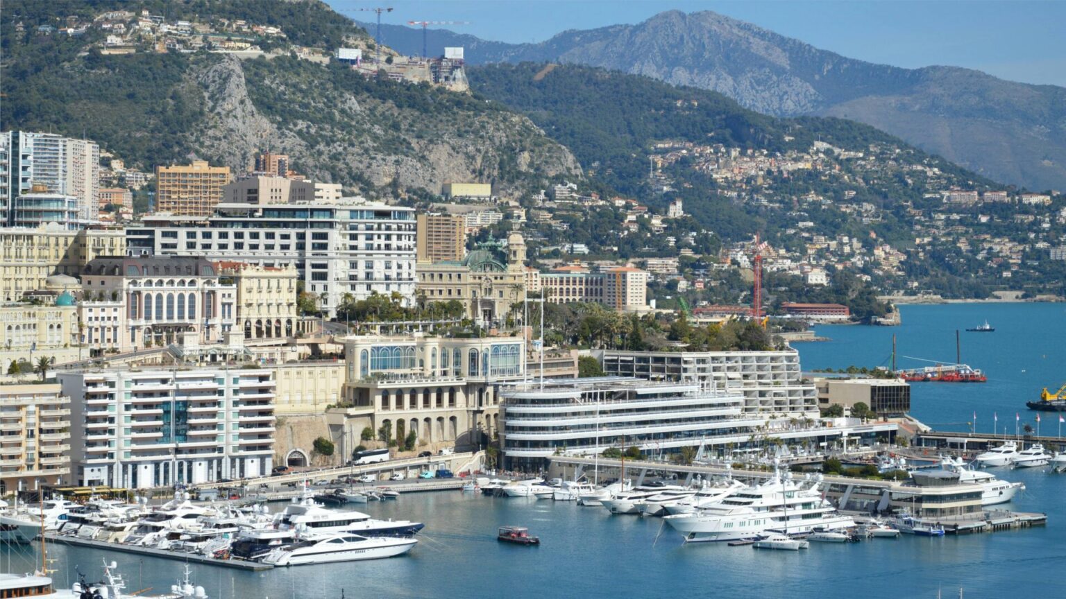 port de monaco vue mer